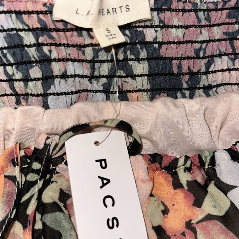 PacSun LA Hearts Strapless Chiffon Babydoll Tube Top - Picture 9 of 9